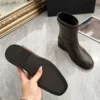 Chanel Brown Leather Boots