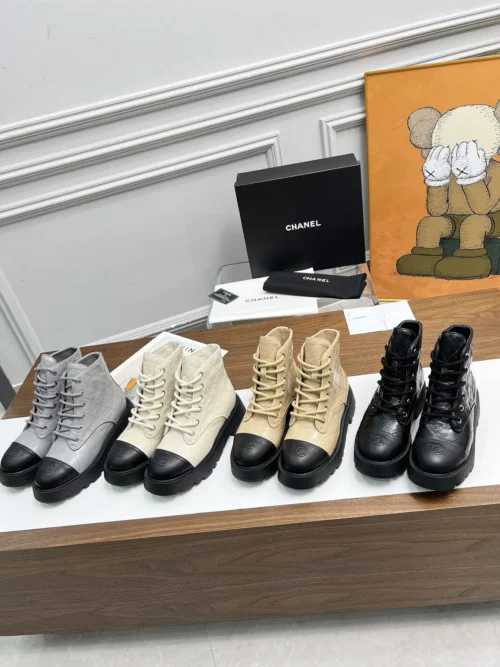 Chanel Lambskin Boots Style 0230