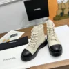 Chanel Lambskin Boots Style 0230
