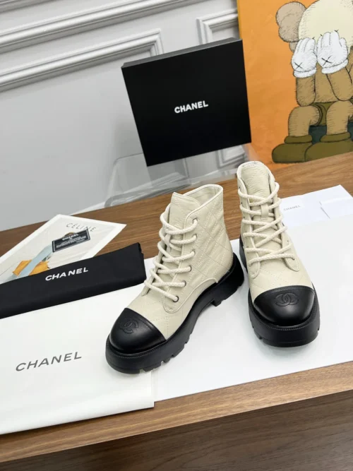 Chanel Lambskin Boots Style 0230