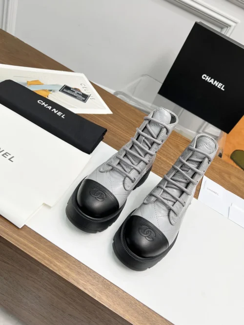 Chanel Lambskin Boots Style 0232