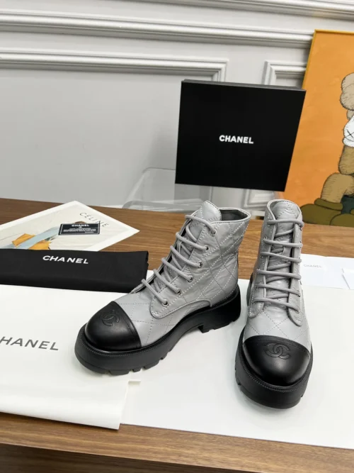 Chanel Lambskin Boots Style 0232