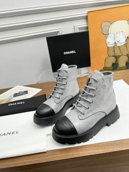 Chanel Lambskin Boots Style 0232