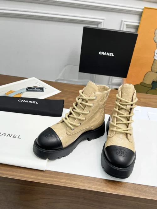 Chanel Lambskin Boots Style 0233