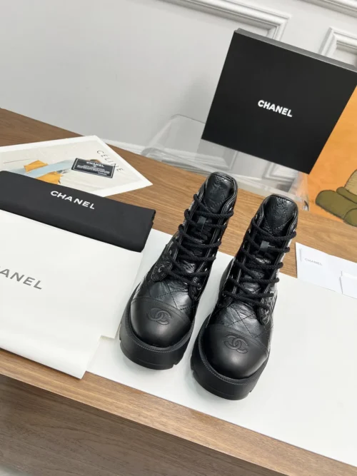 Chanel Lambskin Boots Style 0234