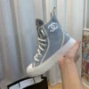 Chanel Canvas Boots Style 0258