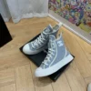 Chanel Canvas Boots Style 0258