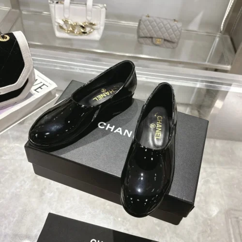 Chanel Black Loafers