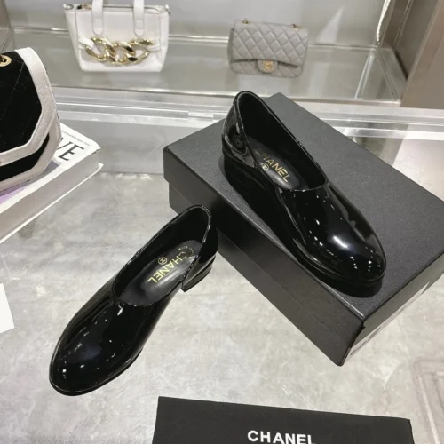 Chanel Black Loafers