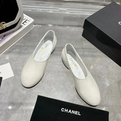 Chanel Black Rubber Loafers