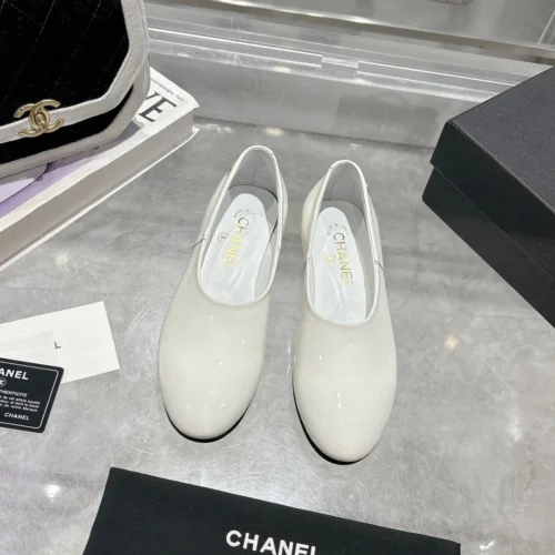 Chanel Black Rubber Loafers