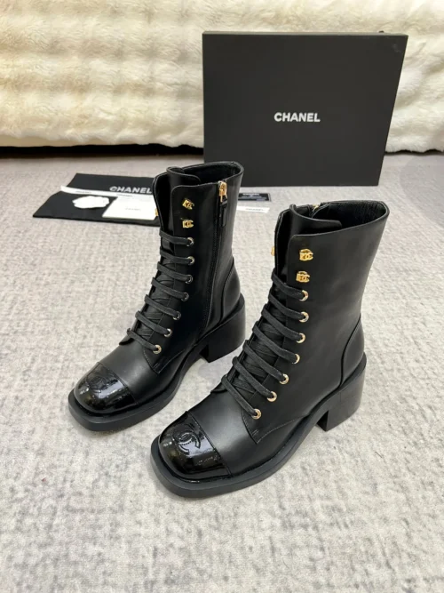Chanel Lambskin Boots Style 0294