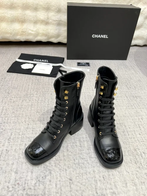 Chanel Lambskin Boots Style 0294