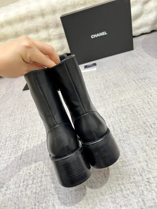 Chanel Lambskin Boots Style 0294