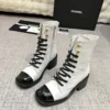 Chanel Lambskin Boots Style 0295