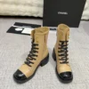 Chanel Lambskin Boots Style 0296