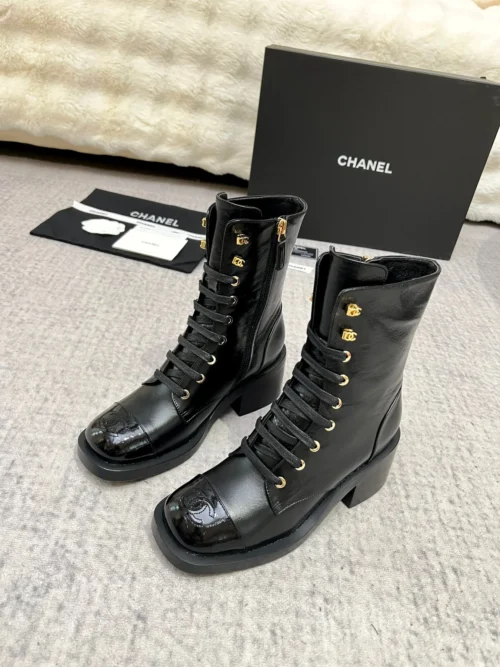 Chanel Lambskin Boots Style 0297