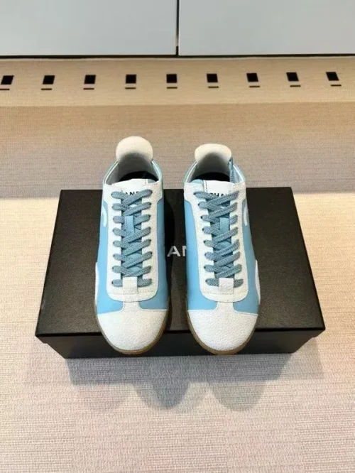 Chanel Black White Sneakers