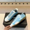 Chanel Black White Sneakers