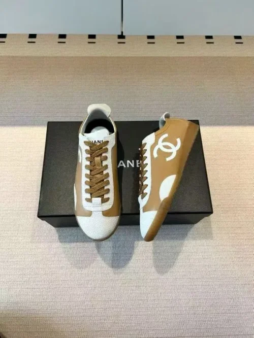 Chanel Black White Sneakers Style 0335