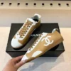Chanel Black White Sneakers Style 0335