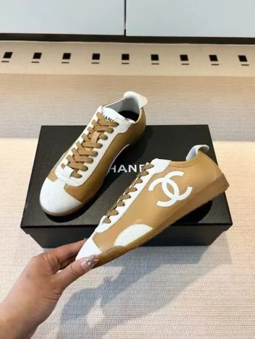 Chanel Black White Sneakers Style 0335