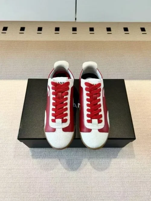 Chanel Black White Sneakers Style 0336