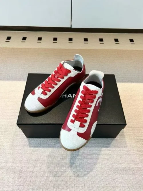 Chanel Black White Sneakers Style 0336