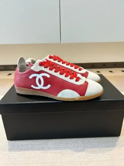 Chanel Black White Sneakers Style 0336