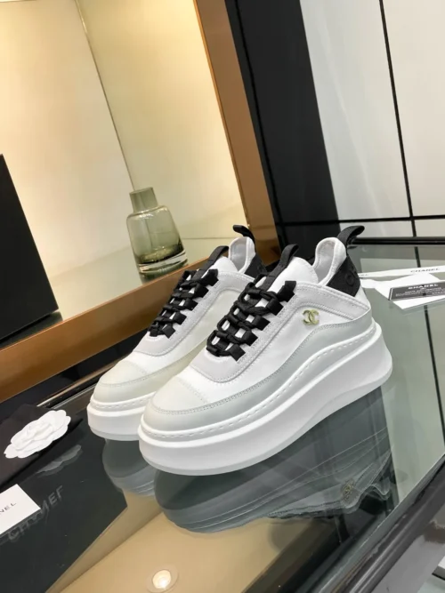 Chanel Leather Sneakers Style 0338