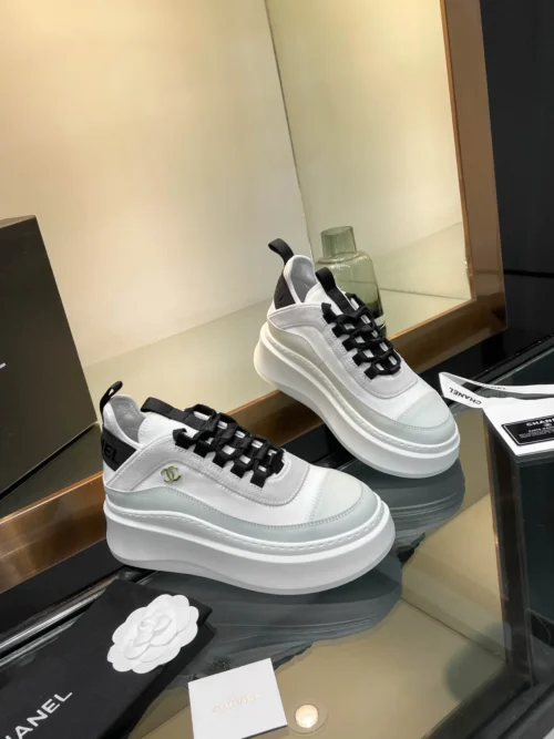 Chanel Leather Sneakers Style 0338