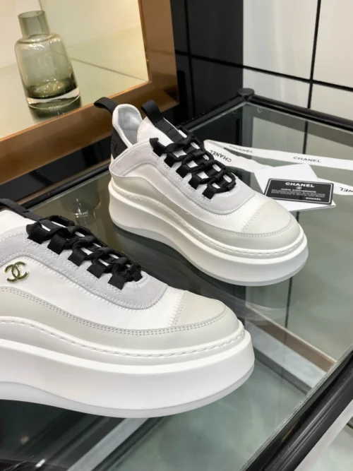 Chanel Leather Sneakers Style 0338