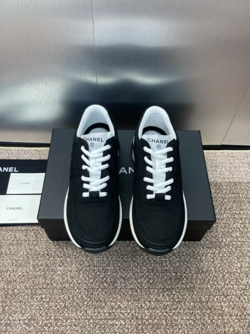 Chanel Lambskin Sneakers Style 0397