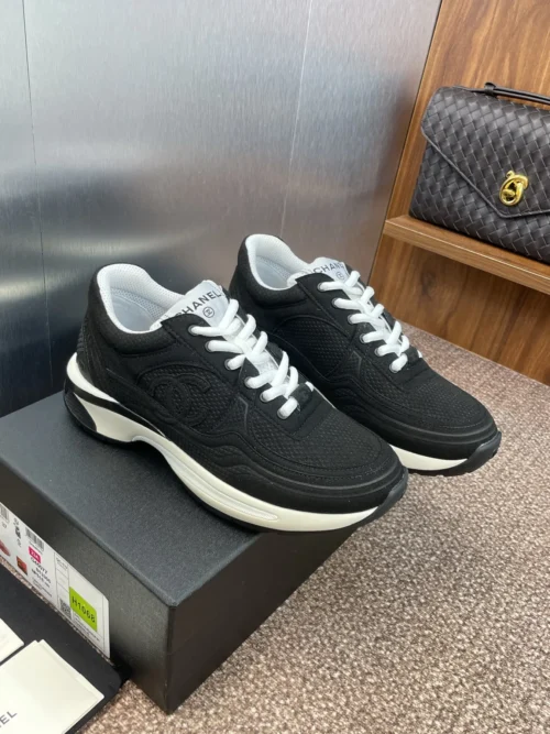Chanel Lambskin Sneakers Style 0397