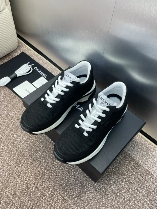 Chanel Lambskin Sneakers Style 0397