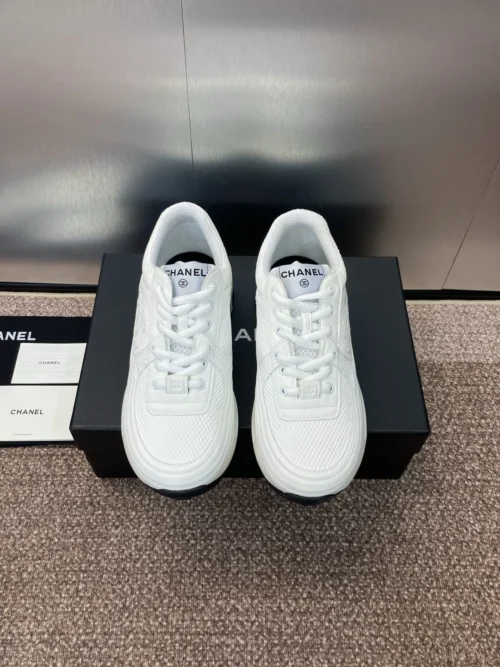 Chanel Lambskin Sneakers Style 0398