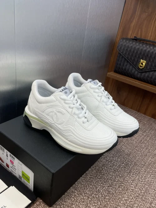 Chanel Lambskin Sneakers Style 0398