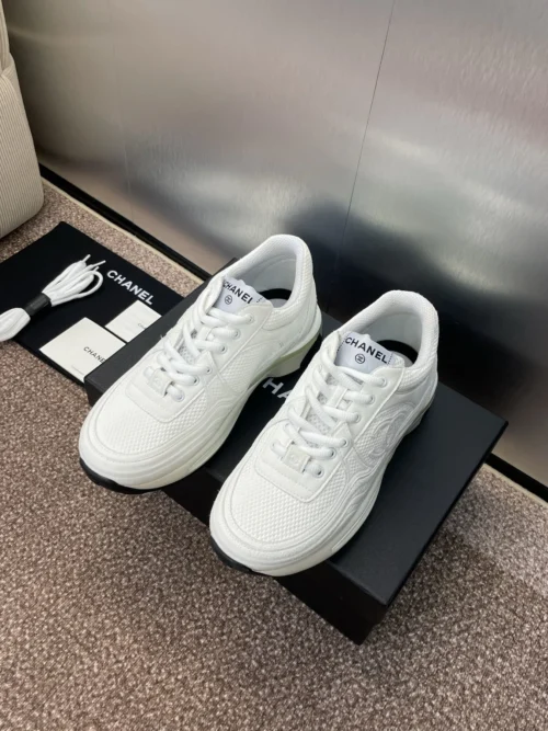 Chanel Lambskin Sneakers Style 0398