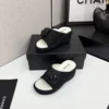 Chanel Lambskin Slides
