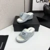 Chanel Lambskin Slides Style 0444
