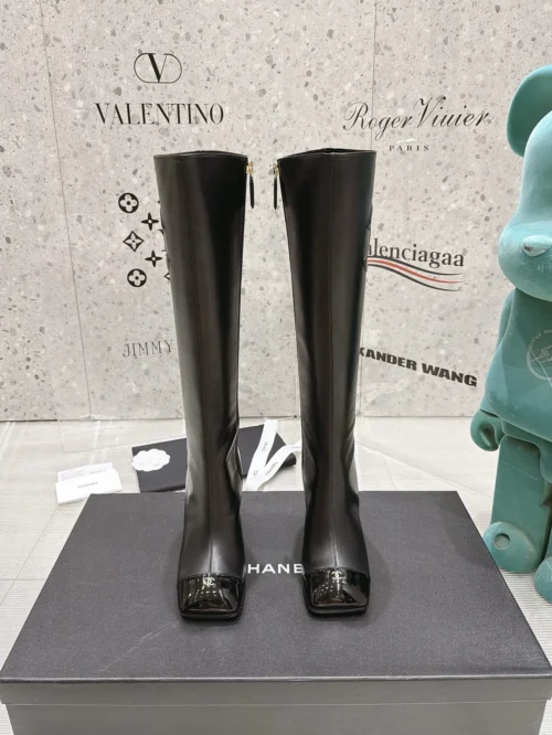 Chanel Leather Boots Style 0687