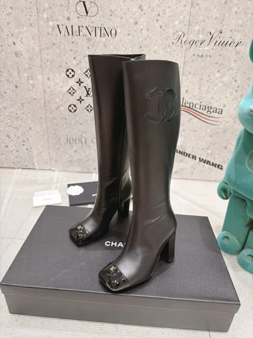 Chanel Leather Boots Style 0687