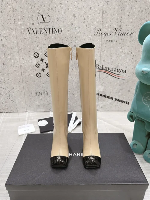 Chanel Leather Boots Style 0689