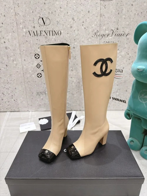 Chanel Leather Boots Style 0689
