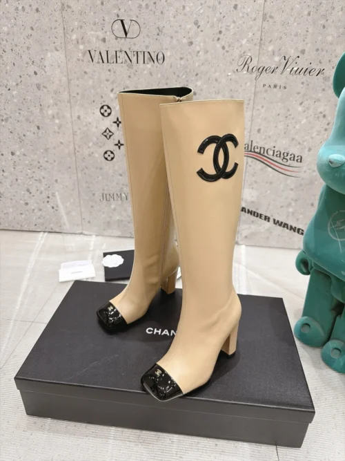 Chanel Leather Boots Style 0689