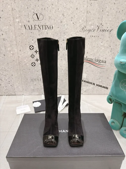 Chanel Leather Boots Style 0691