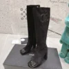 Chanel Leather Boots Style 0691