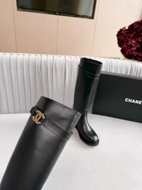 Chanel Calfskin Riding Boots Style 0743
