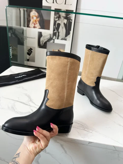 Chanel Suede Boots