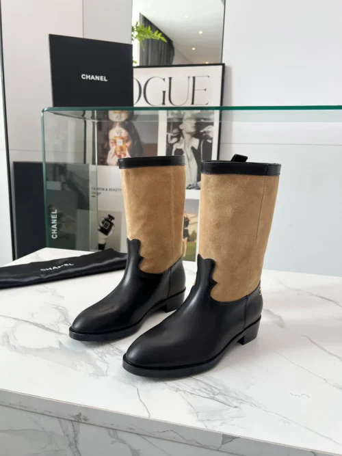 Chanel Suede Boots